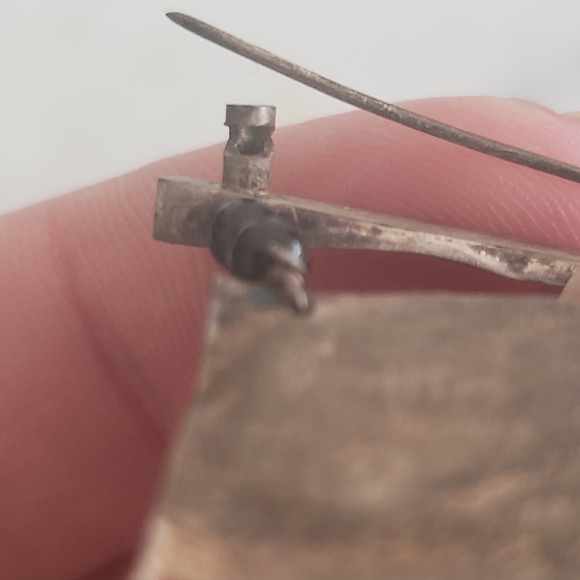 Vintage Artist Made Turquoise Brooch - Picture 4 of 7